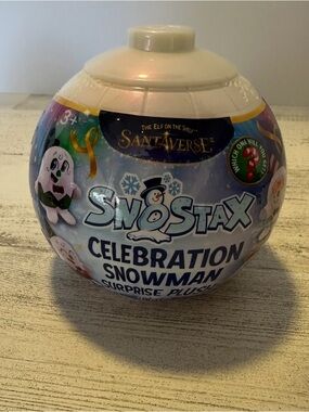 The Elf on the Shelf Santaverse SnoStax Celebration Snowman Surprise Plush NEW